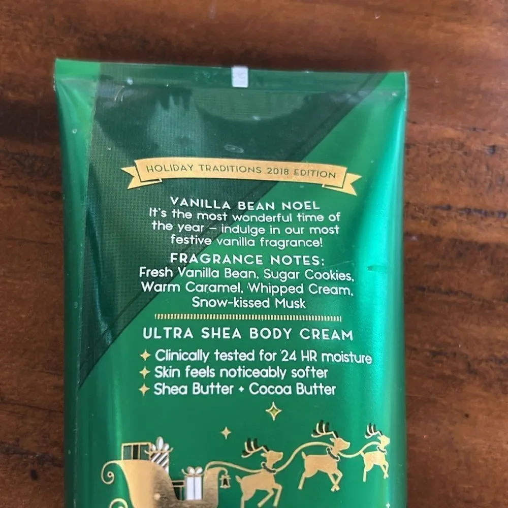Vanilla Bean Noel Ultimate Hydration Body Cream 8oz NEW